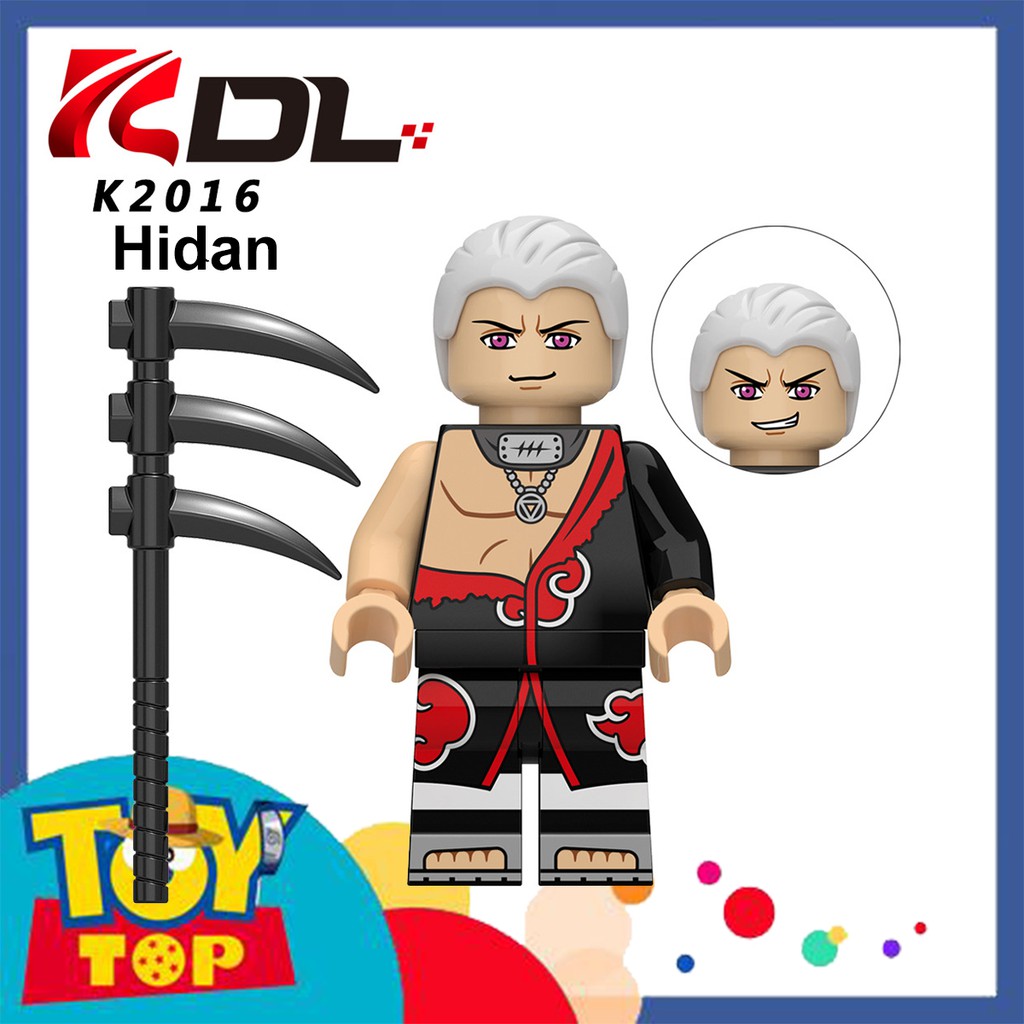 [Một con] Đồ chơi nhân vật Naruto Ninja - Minifigures các mẫu Akatsuki Hidan , Rock Lee , Orochimaru ,  ...KDL 803