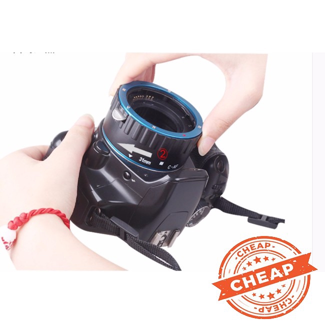 Metal Mount Lens Adapter Auto Focus AF Macro Extension Tube Ring for Canon EOS EF-S Lens 750 | BigBuy360 - bigbuy360.vn
