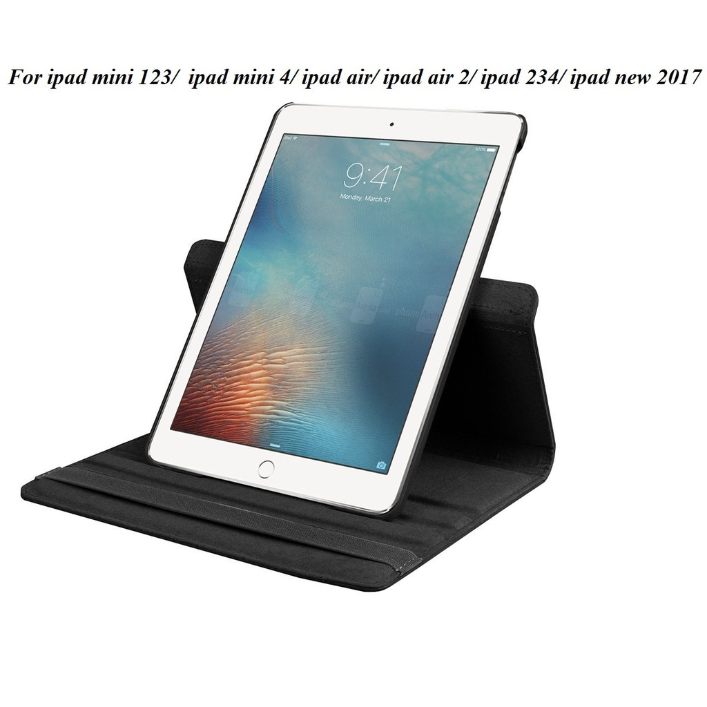 Bao da xoay 360 cho ipad mini 123/ipad mini 4/ipad air2/ipad 234/ipad air/ipad new2017 -- | BigBuy360 - bigbuy360.vn