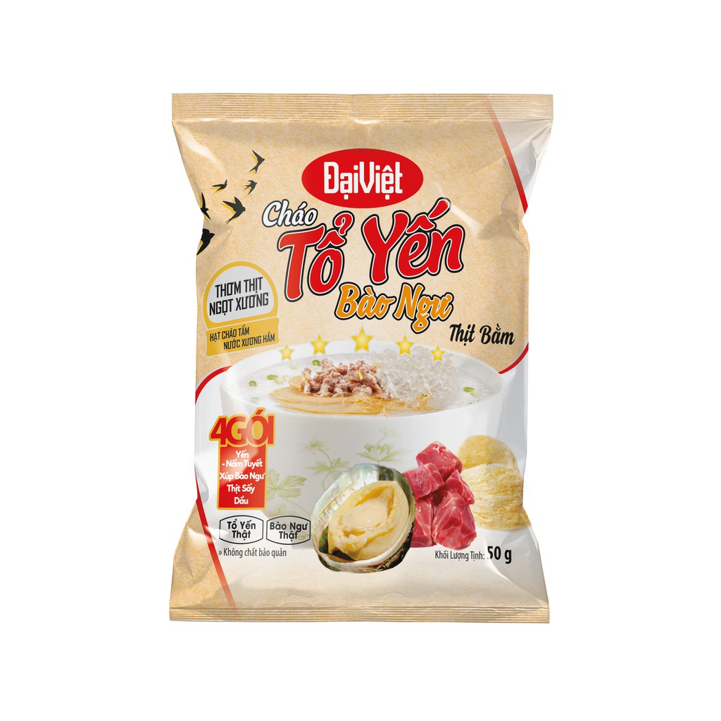 CHÁO TỔ YẾN BÀO NGƯ ĐẠI VIỆT - THỊT BẰM