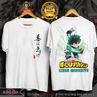 (HOT) Áo thun My Hero Academia độc | Áo Izuku Midoriya đẹp giá tốt MH01