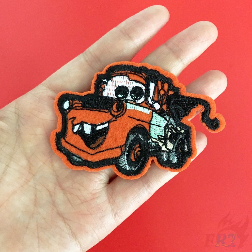 ☸ Cartoon：Cars S-2 Iron-On Patch ☸ 1Pc Lightning McQueen Diy Sew on Iron on Patch