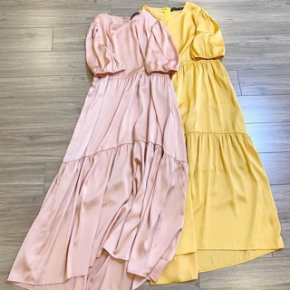 Đầm lụa midi zr