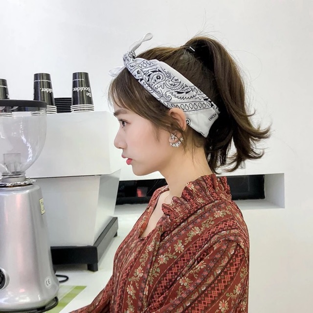 Khăn bandana / khăn turban 100% cotton