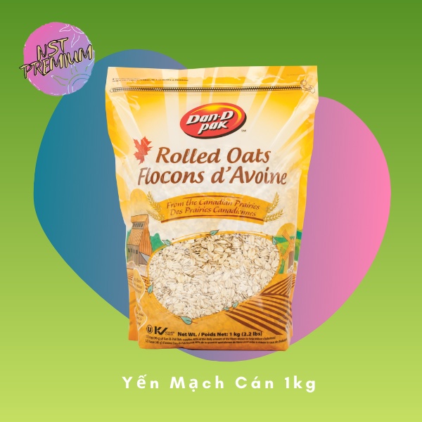 [Chính Hãng] Yến mạch nhập khẩu Canada 1kg - Dan D Pak