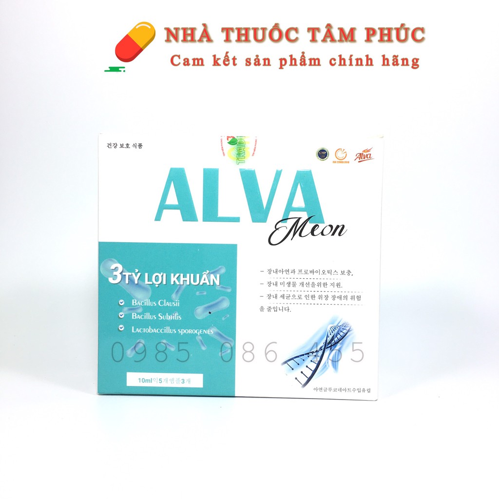 Alva meon - Giúp hỗ trợ bổ sung kẽm và lợi khuẩn, cải thiện hệ vi sinh đường ruột