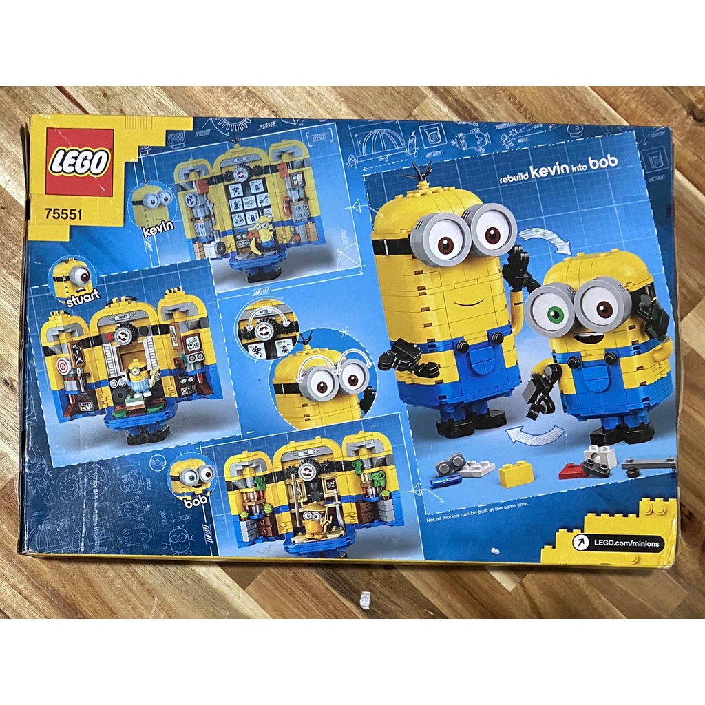 75551 LEGO Brick-built Minions and their Lair - &quot;Hang ổ&quot; của Minions