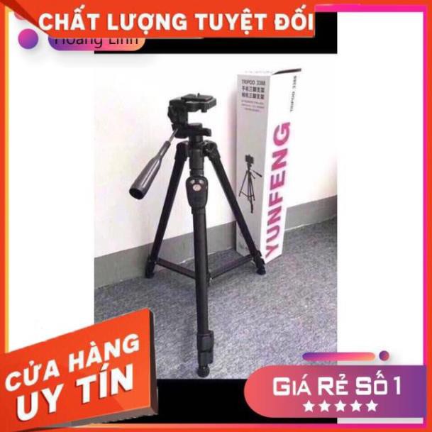 Gậy Tripod, chân đỡ điện thoại máy ảnh YunFeng 3388 đẳng cấp chuyên nghiệp