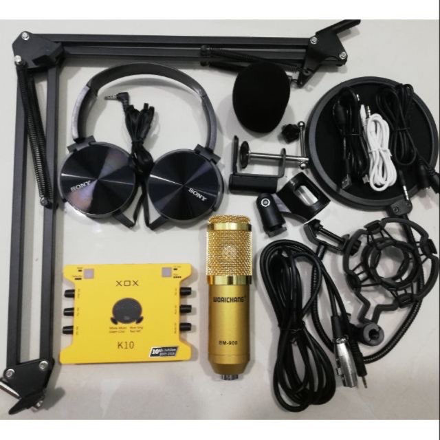 Bộ hát thu âm karaoke BM900 / XOX K10 tặng tai chụp, BH 6 tháng