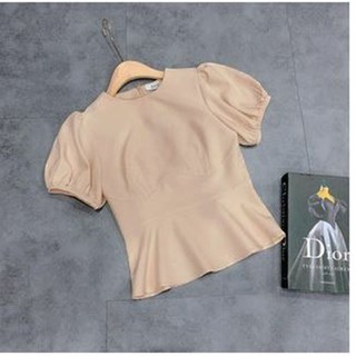 .❣️FREESHIP❣️ ÁO CỔ TRÒN PEPLUM