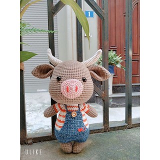 Gấu bông handmade- Bé trâu