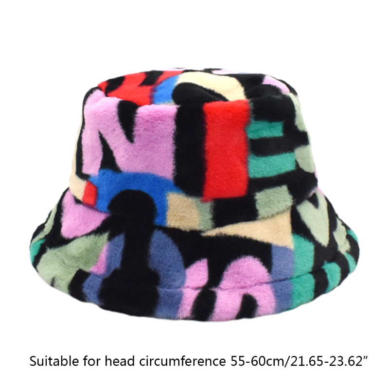 Nón Tai Bèo Lông Thỏ Giả Vành Rộng Không Có Vành Che Phủ Mặt Giữ Ấm