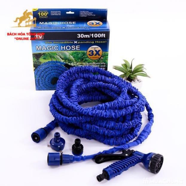 🔏Hàng Loại 1🔏 Vòi Rửa Xe, Tưới Cây, Vòi Xịt Rửa Thông Minh Giãn Nở Magic Hose Giãn Nở 15/30M