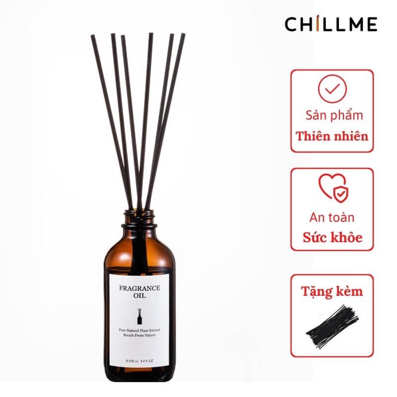 Tinh dầu thiên nhiên thơm phòng cao cấp nguyên chất 100ml TD02 xông phòng, đuổi muỗi - Chillme