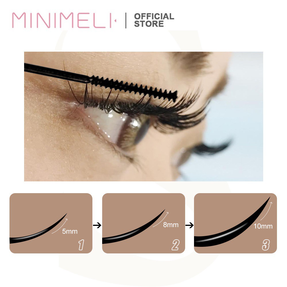 Mascara MINIMELI JMG01 Kéo Dài/Chải Cong Mi Trang Điểm Mắt Lâu Trôi 30g