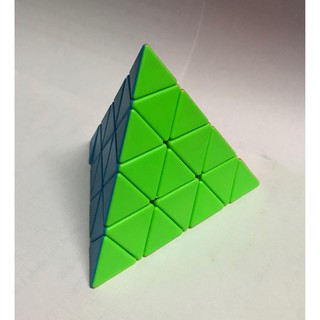 Rubik tam giác tứ diện kim tự tháp pyraminx stickerless