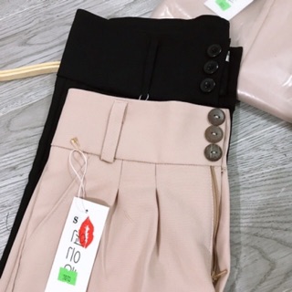 Quần Baggy Cạp Cao ba khuy