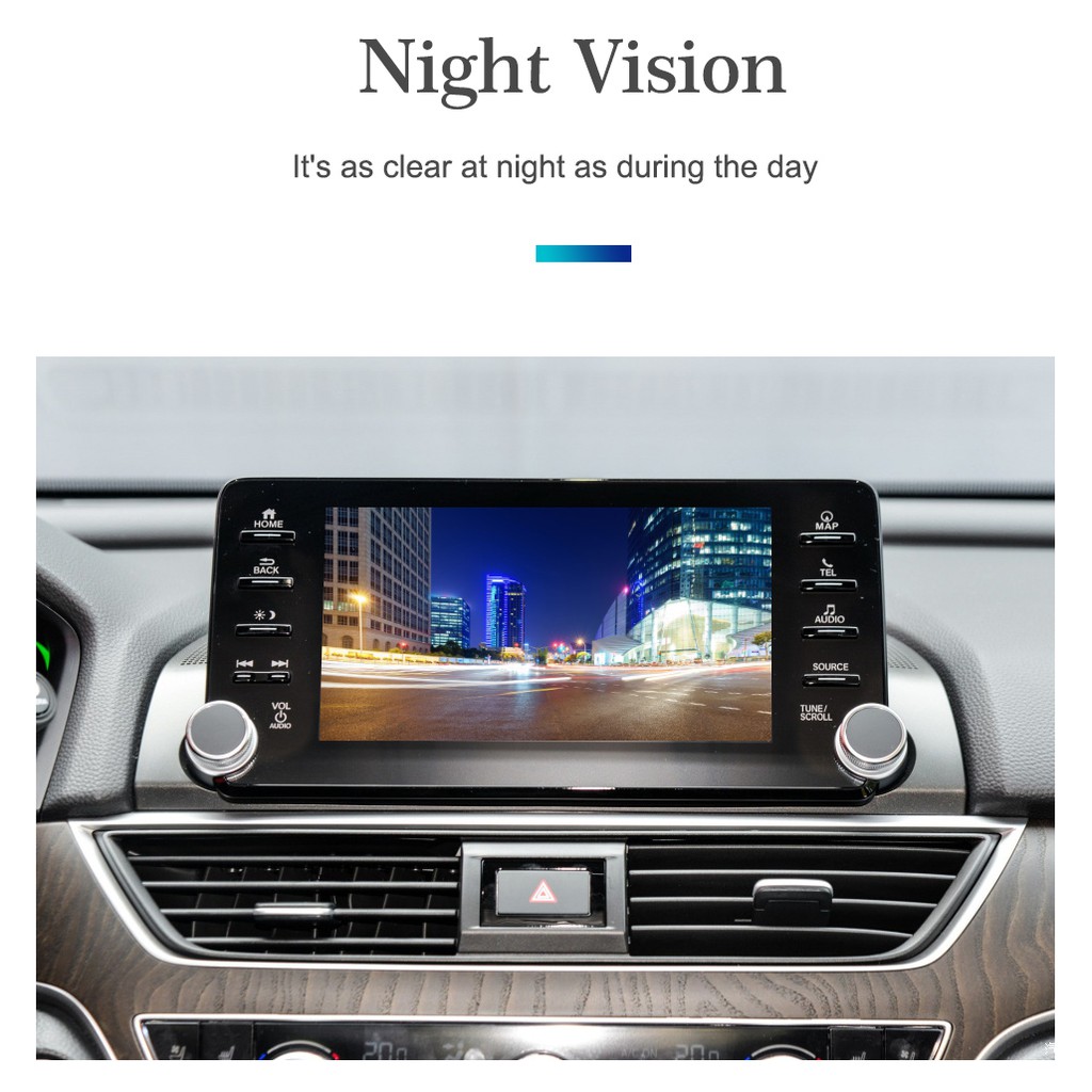 Smartour 180 Độ Fisheye HD Xe Ô Tô Mặt Trước Logo Logo Camera Dành Cho Xe Honda Accord 2018 2021 Tầm Nhìn Ban Đêm Camera Trước