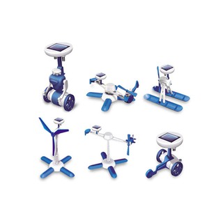 Bộ trò chơi lắp ráp xe 6 in 1 - năng lượng mặt trời