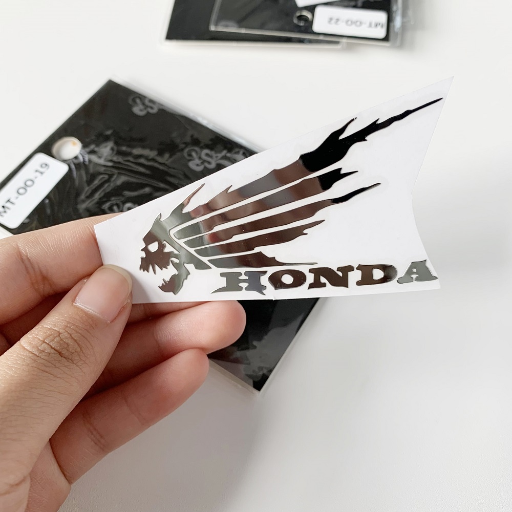 Miếng dán kim loại Honda dùng trang trí cho xe
