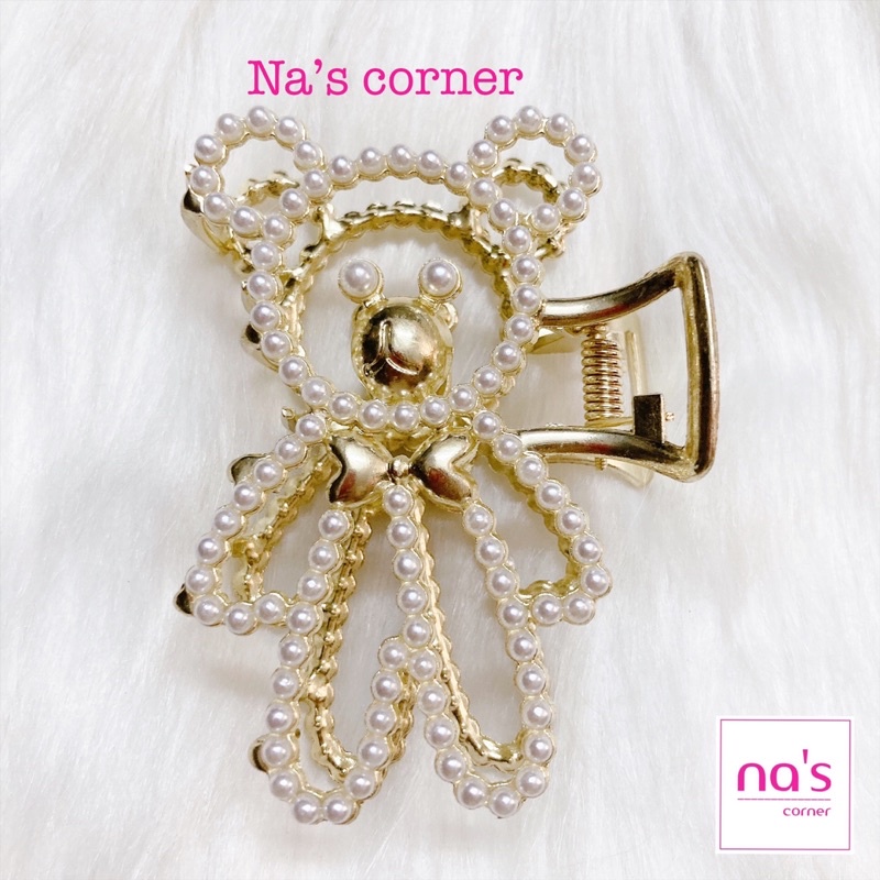 Gấp tóc gắp gấu kim loại bền đẹp