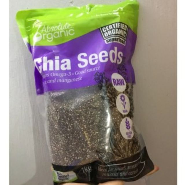 Hạt chia seed absolu organic Úc 1kg