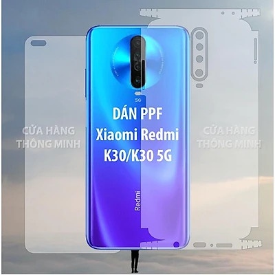 Dán Dẻo PPF Màn Hình Xiaomi Redmi K30/K30 5G / K30 Pro Bảo Vệ Màn Hình