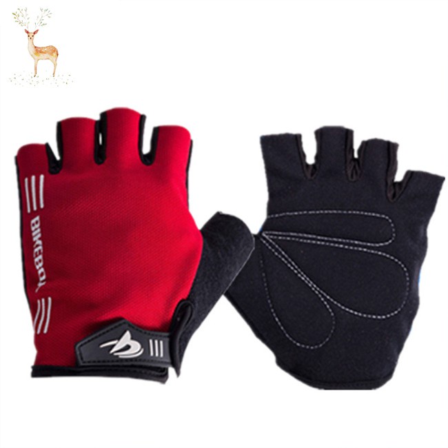 【Trong kho】 Cycling Gloves Shockproof Bike Half  Finger Sports Shockproof Bike Gloves Gel Bicycle  Gloves