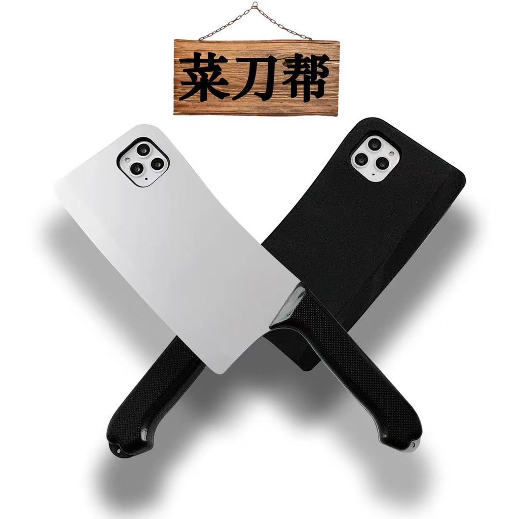 Ốp Điện Thoại Hình Dao Nhà Bếp Vui Nhộn Cho Iphone 11 I6 I7 Plus Ix Xs Xr