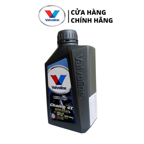 Nhớt Động Cơ Valvoline Champ 4T API SG, SAE 20W-50/ MA2 dành cho Xe Máy số