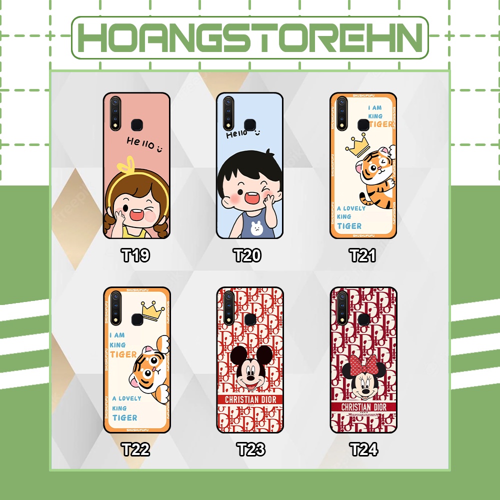 Ốp Vivo Y19 / U3 in hình mickey, hổ, kingtiger siêu rẻ T19 - T24