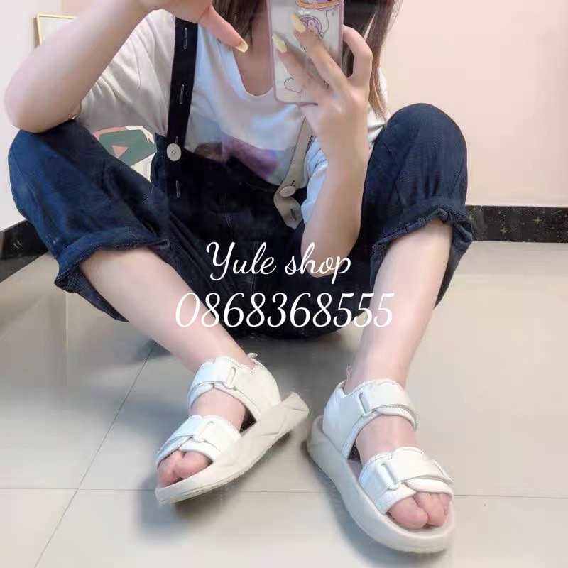 Giày sandal nữ đế bệt JS012 mới về dép quai ulzzang học sinh sinh viên