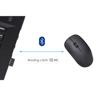 Chuột Không dây Bluetooth Rapoo T200 Đen xám ( Like New )
