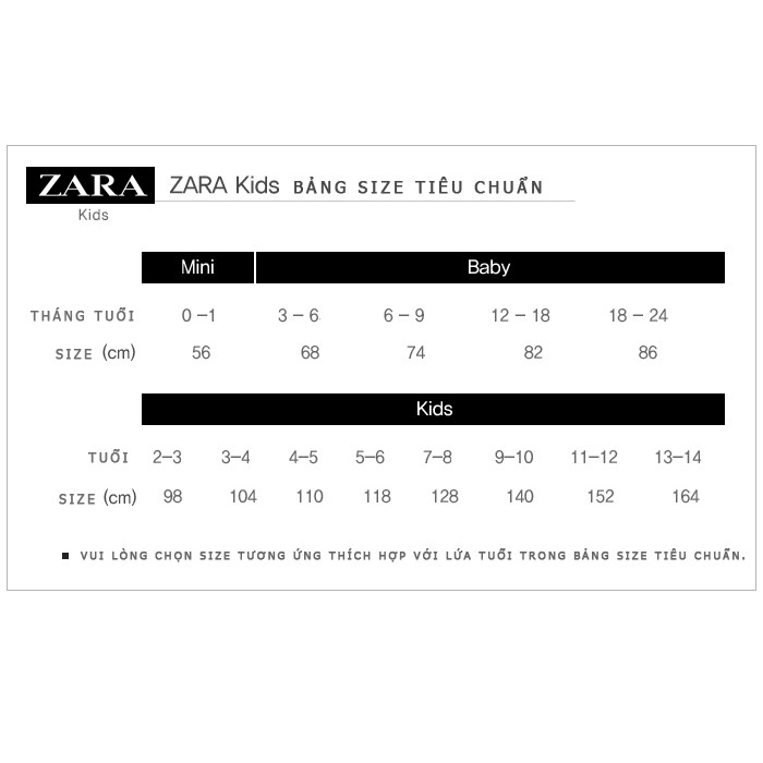 Áo thun dài tay Zara kids xuất xịn - NHIEU MAU