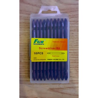 COMBO 10 Mũi bắt vít baker 2 đầu,FANGDAWANG H1/4 x110mm ( hộp10 cái)