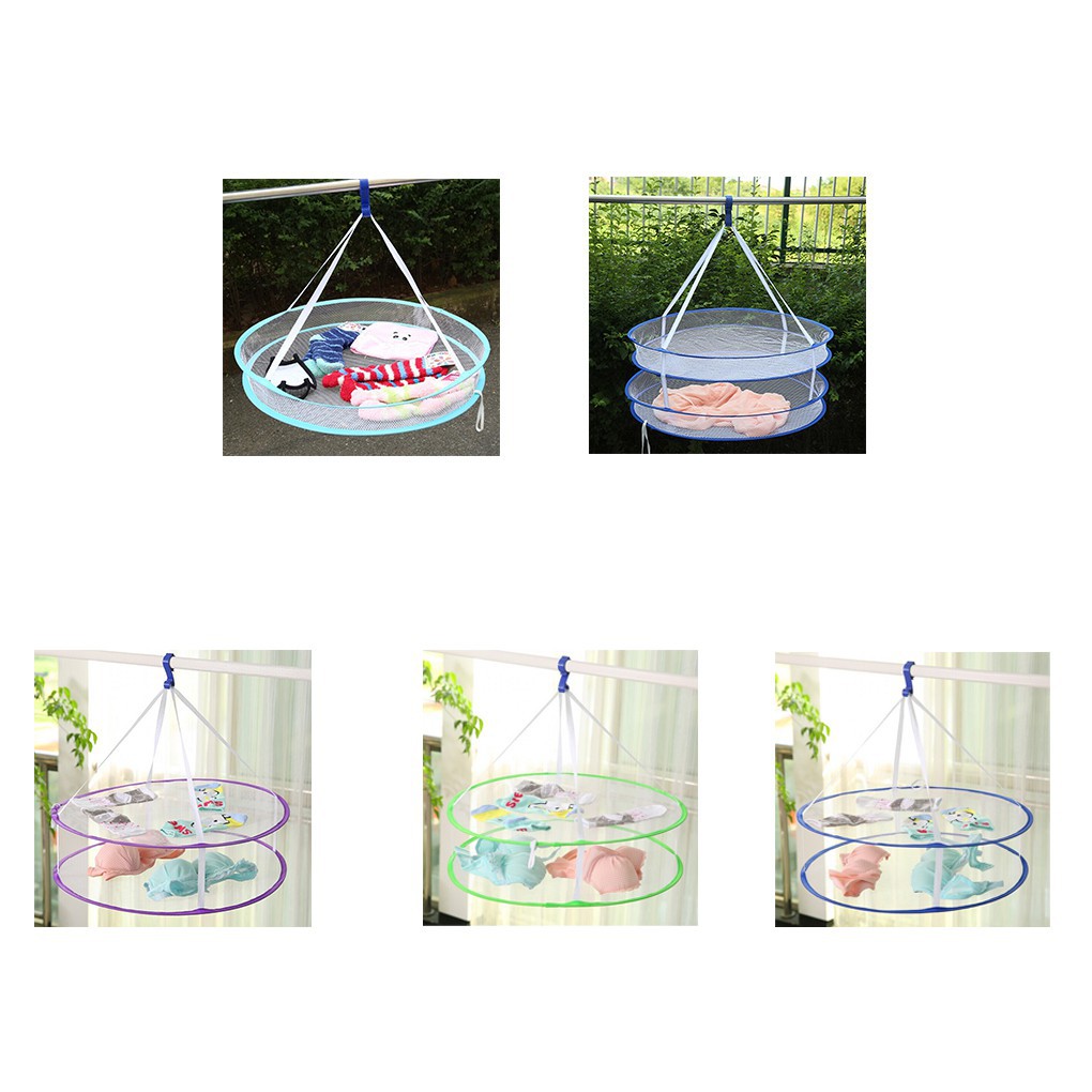 Giỏ phơi quần áo nhiều tầng tiện dụng