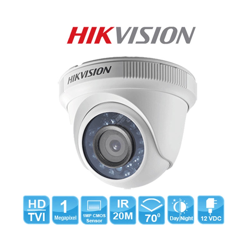 Combo 4 Camera Hikvision DS-2CE16C0T-IRP Đầu Ghi 4 Kênh 7104HGHI Ổ cứng 500GB