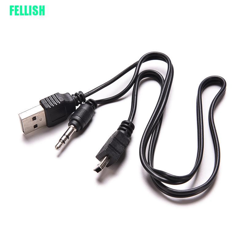 Cáp Chuyển Đổi Usb Sang Mini Usb Chuẩn 3.5mm Cho Loa Mp3 / 4