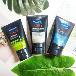 Sữa rửa mặt Vaseline Men kiềm dầu ngăn mụn sáng da Thái Lan 100G