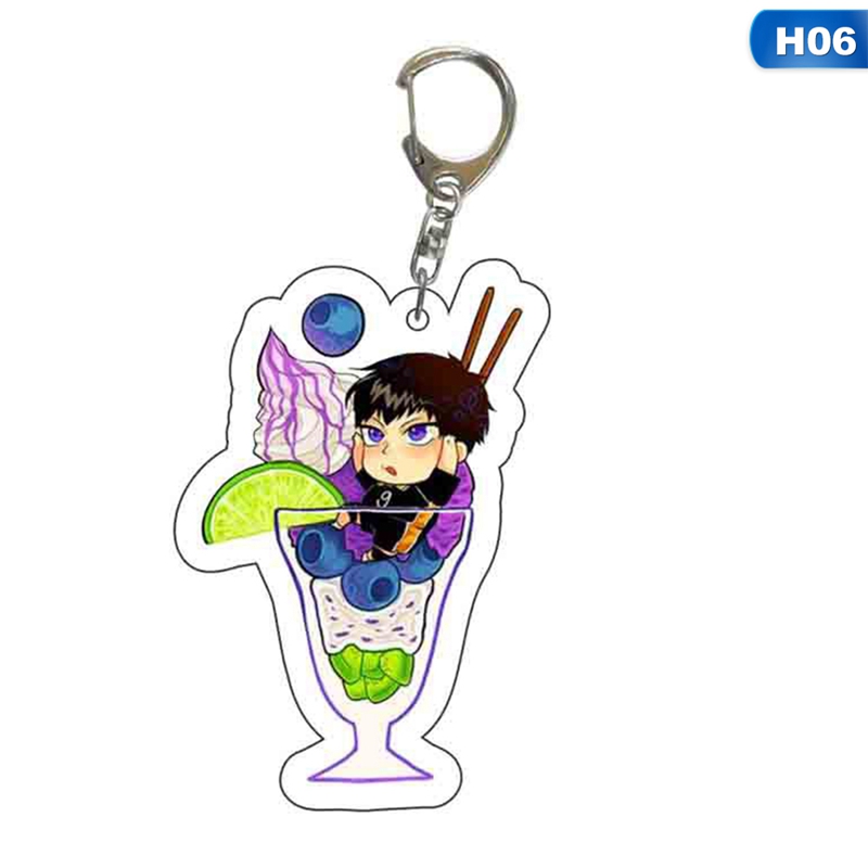 flowersqueen Móc khóa hình nhân vật hoạt hình Haikyuu dễ thương