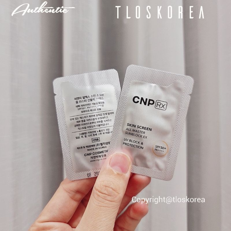 [Sỉ 120G- Date 2025] Kem Chống Nắng Vật Lý Cnp Skin Screen All Master Sun Block Ex - Uv Block &amp; Protection Spf50+/Pa++++