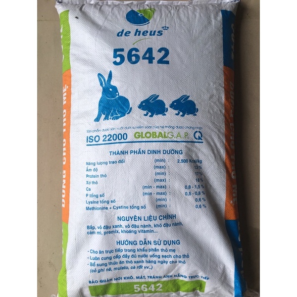 1 kg cám thỏ bọ Dehus - Date mới