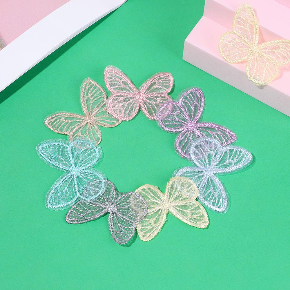 PINEVN Set 10 Tấm Vải Ren Polyester Hòa Tan Trong Nước Dùng May Quần Áo