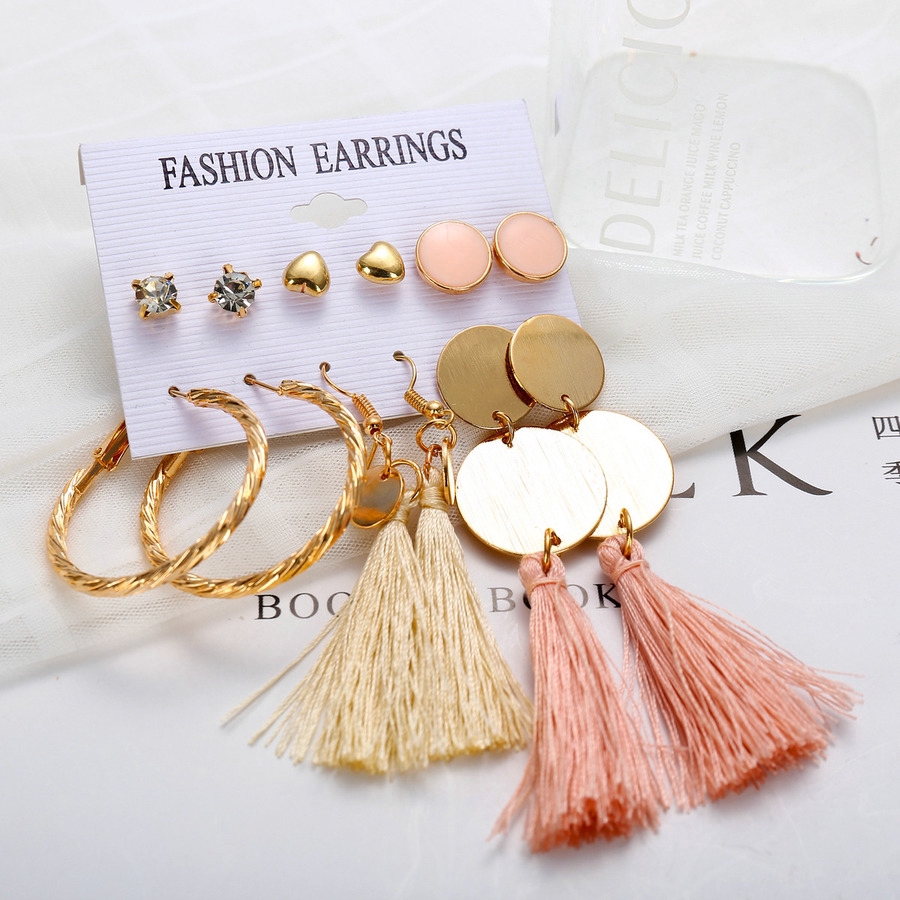 6 Đôi Bông Tai Thời Trang Nữ Tính