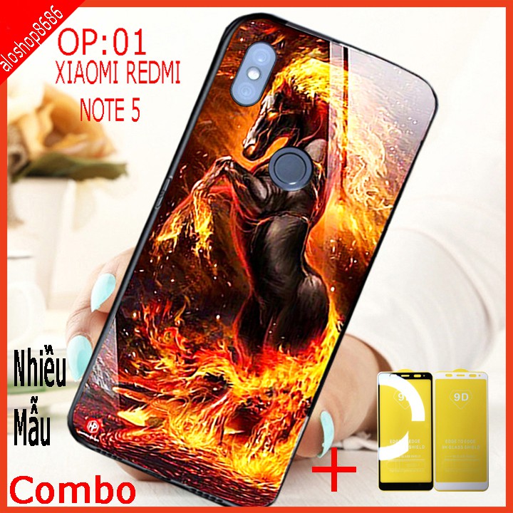 COMBO ốp lưng XIAOMI REDMI NOTE 5, NOTE 5 PRO (TẶNG KÈM 1 kính cường lực Full màn hình ) EDUCASESHOP