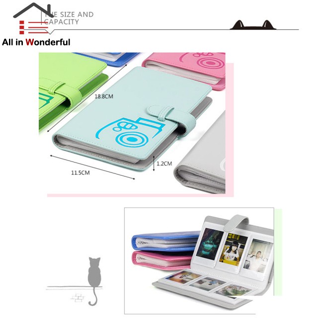 Mini 11 Mini Film Photo Album Instax Mini Album High  For Album  Capacity 96 Pockets 3inch Camera