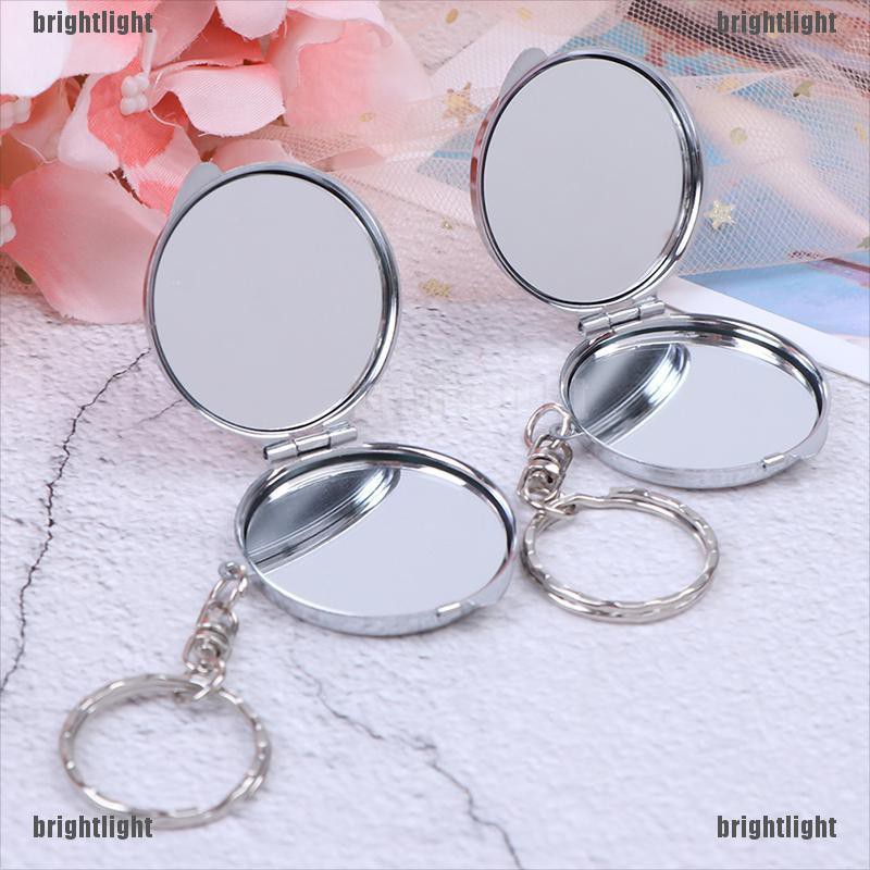 Móc Khóa Kim Loại Kèm Gương Dễ Thương