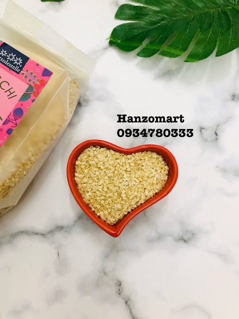 Diêm mạch quinoa nguyên cám hữu cơ cán dẹp