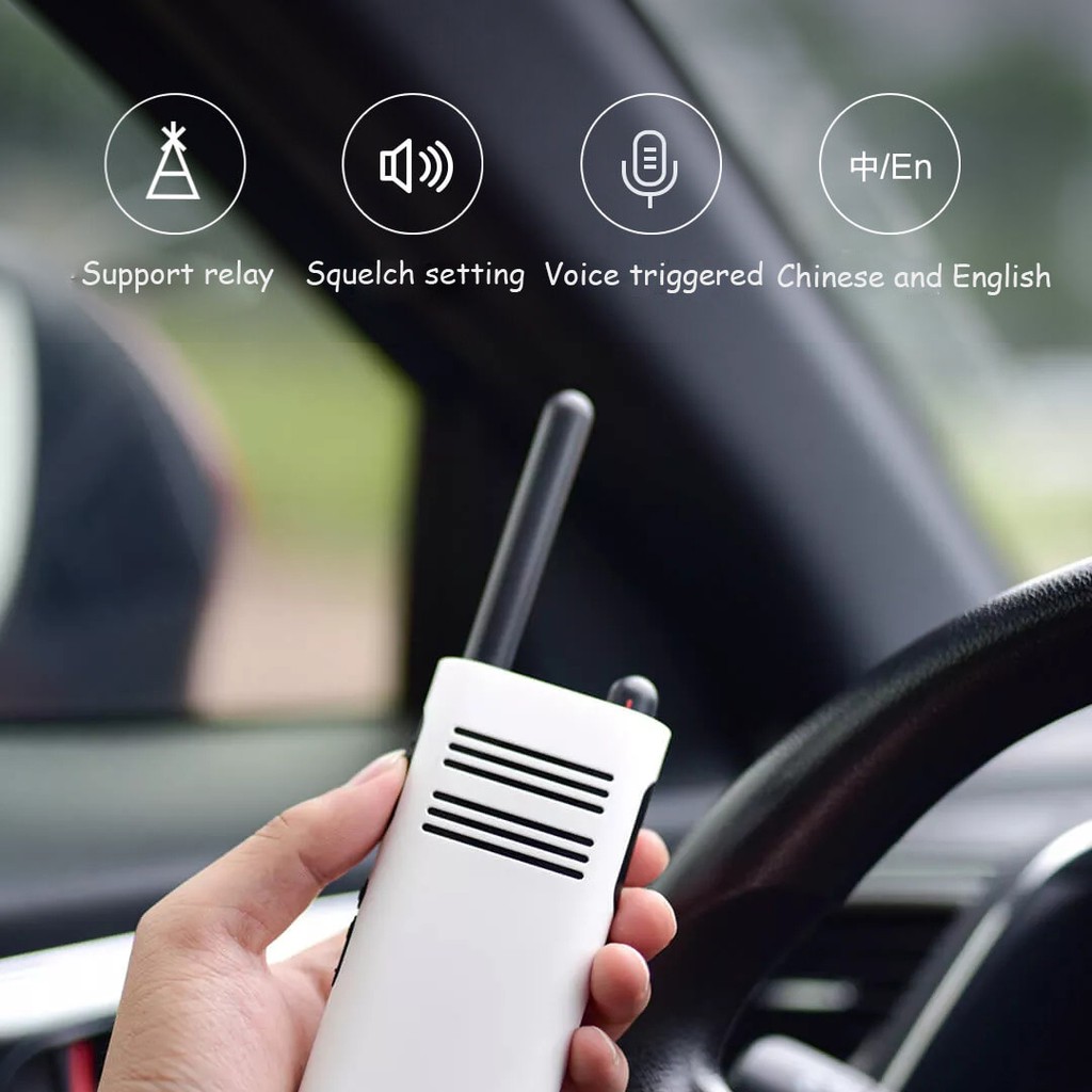 Xiaomi Youpin Bộ đàm cầm tay   BeeBest Audio A208 5W 1-5KM 2000mAh/ Blue 3350mAh
