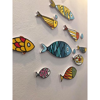 Bộ cá COLOR FISHS trang trí